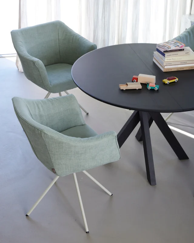 Tulip – eetkamerfauteuil van Gerard van den Berg
Zitten, tafelen, borrelen, werken… en weer terug naar zitten.
De Tulip is zo comfortabel dat je ’m eigenlijk niet meer wilt verlaten.

Zelf proberen? 👉 Check waar je ‘m kunt testen via onze verkooppunten!

#Tulip #LabelVandenberg #DutchDesign #eetkamerfauteuil #blijvenzitten